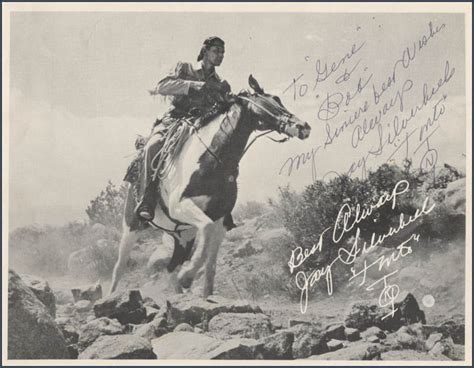 Jay Tonto Silverheels Autographed Inscribed Photograph