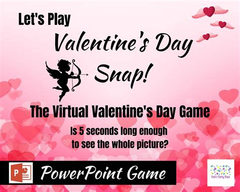 Virtual Game Valentine’s Day Snap Powerpoint Game Interactive Game Valentine’s Day Game