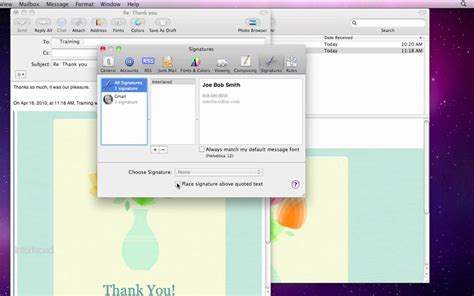 Mail often thinks you want to respond from the account that a message want sent to, or from the first account you added to a. Mac OS X Snow Leopard: Filtering Junk, Using Rules and ...