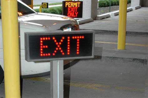 Led Enter Signs And Led Exit Signs Traffic Control Parking Signs