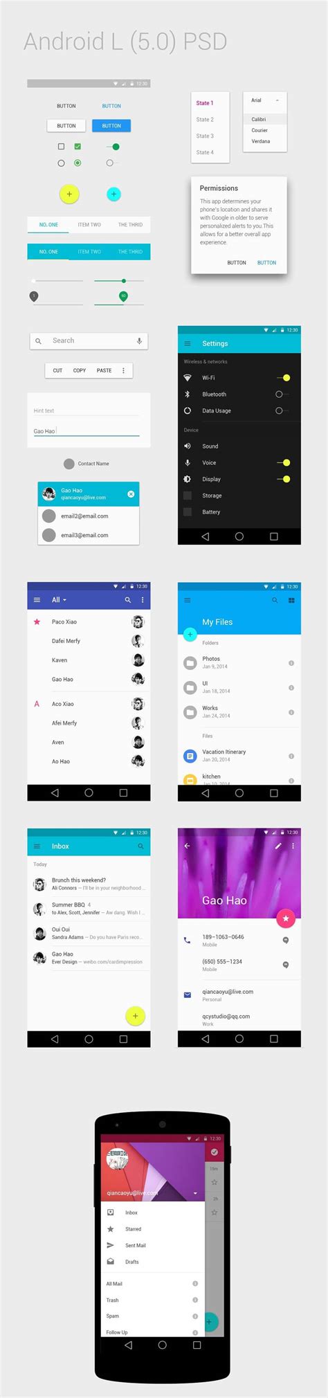 75 Gui Templates For Android And Ios Css Author