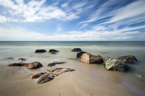 Wallpaper Sunlight Sea Bay Rock Nature Shore Sand Reflection