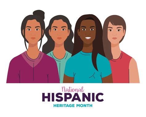 National Hispanic Heritage Month And Group Of Women Together
