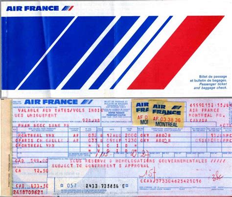 Af 1983 Air France Dangs Montreal Mirabel Ymx Paris Cdg Montreal