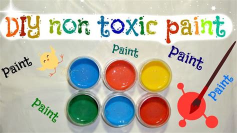 Check Out How To Make Easy Non Toxic Paint