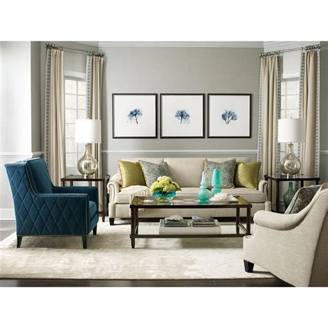 Win a $500 living spaces gift card. Amya Modern Classic Blue Upholstered Living Room Arm Chair ...