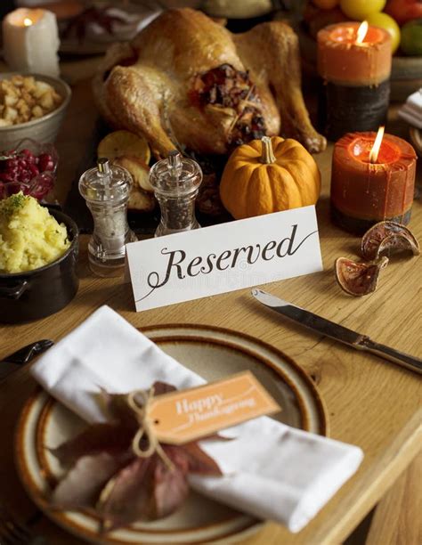 Thanksgiving Day Celebration Stock Photo Image Of Thursday Reserved