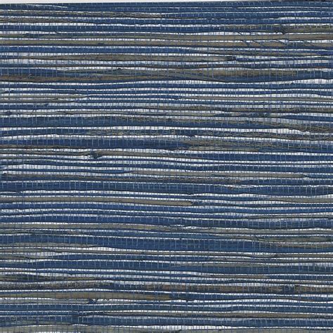 This blue faux grasscloth wallpaper will add a chic style to any room. Navy Mod Grass Roots a Grasscloth 3383 - Phillip Jeffries ...