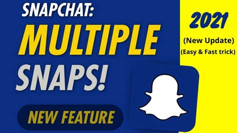 How To Send Multiple Snaps At Once Snapchat New Update 2021 Youtube