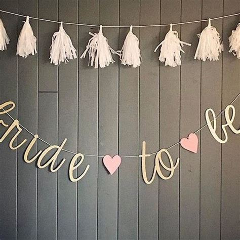 Bride To Be Banner Bridal Shower Banner Bachelorette Party Etsy