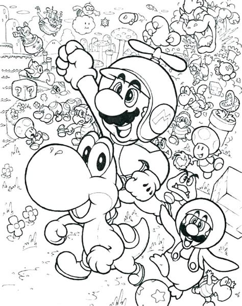 Games have usually portrayed mario as a silent character without a distinct personality (fortune street is a notable exception). Super Mario 3d World Coloring Pages at GetDrawings | Free ...