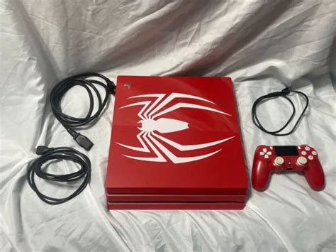 Sony Playstation 4 Pro Ps4 Marvels Spider Man 1tb Limited Edition