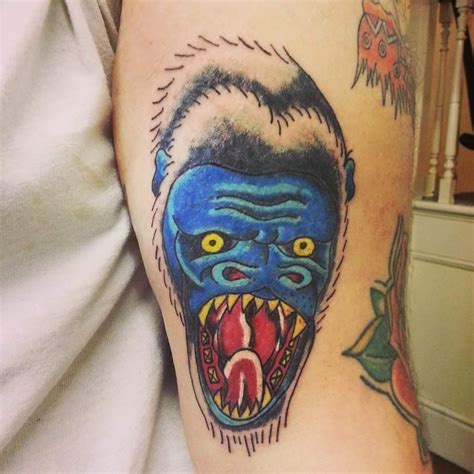 Maybe you would like to learn more about one of these? Traditional Gorilla Tattoo by Michael Thomas | Gorilla ...