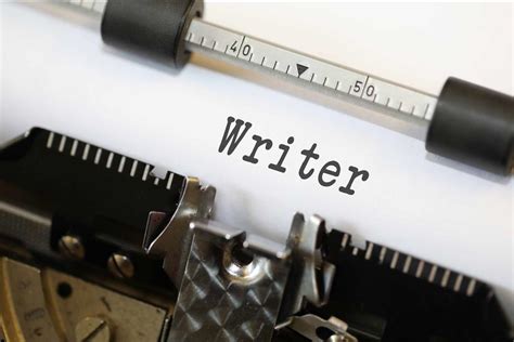 Writer Typewriter Image