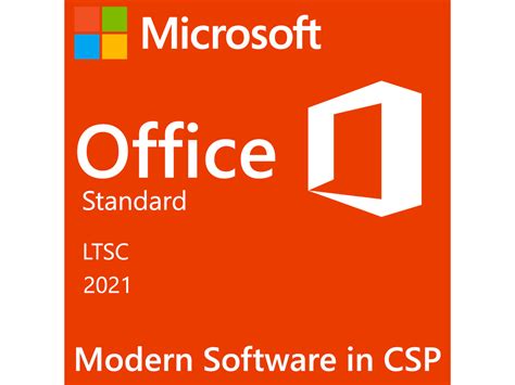 Microsoft Office Ltsc Standard 2021 Modern Software In Csp
