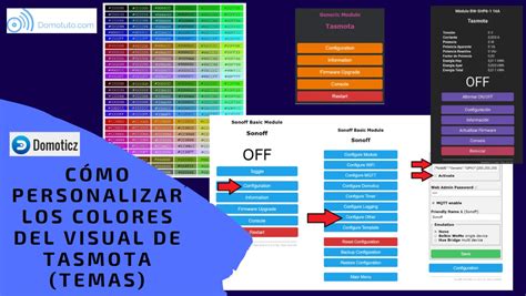 Cómo Personalizar Los Colores Del Visual De Tasmota Temas Domotuto