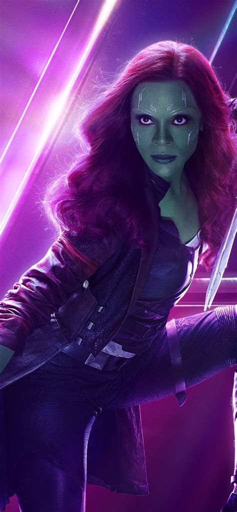 1125x2436 Gamora In Avengers Infinity War New Poster Iphone XS,Iphone