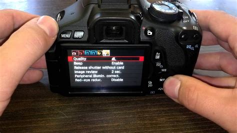 How To Adjust Dslr Lcd Brightness Youtube