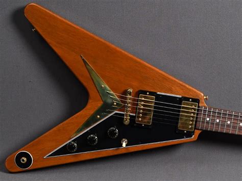 Gibson Flying V 1958 Mahogany Reissue Walnut Vos 81309 Guitar Place
