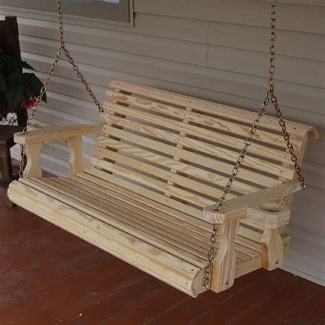 A Diy Wood Porch Swing With Cup Holders A Great Way To Unwind In Your
