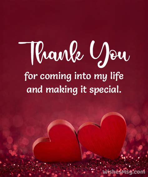 100 Thank You My Love Messages And Quotes Wishesmsg