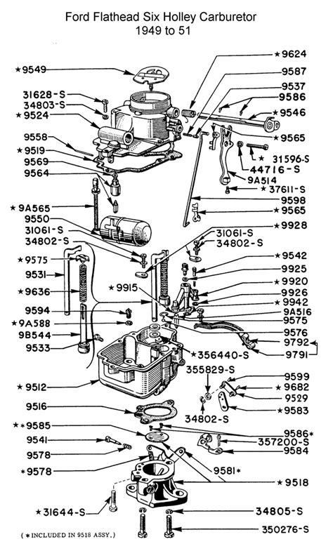 Ford Flathead Six Parts Drawings For The Six Cylinder Engine Built From