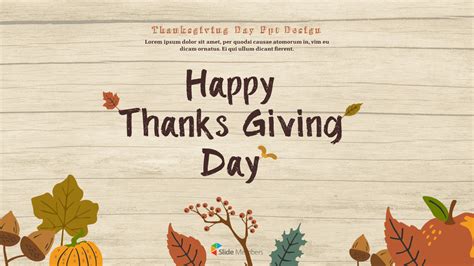 Free Powerpoint Templates For Thanksgiving Printable Form Templates