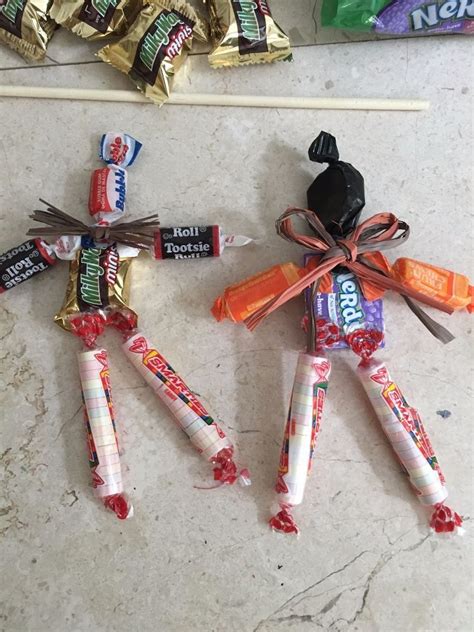How often do you buy lottery tickets? Dollar Store Candy Scarecrows | Halloween candy crafts ...