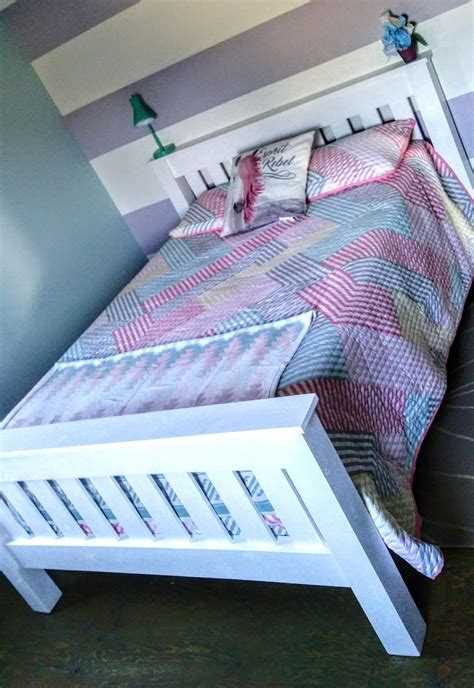 Ana White Simple Bed In Full Sized For Our Daughter Diy Projects