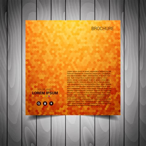 Orange Business Flyer Template Vectors Graphic Art Designs In Editable