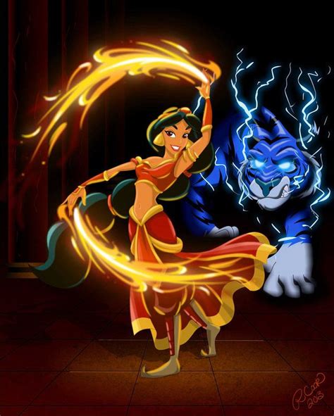 Disney Princesses And Villains Illustrated As Elemental Benders From