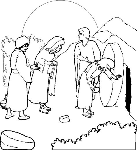 Free Empty Tomb Coloring Page Download Free Empty Tomb Coloring Page
