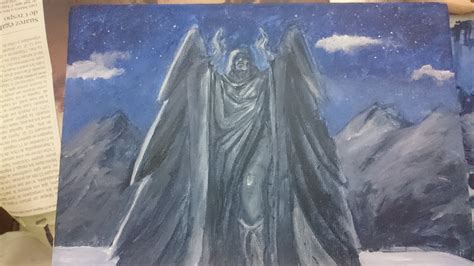 Tried to paint the statue of Meridia, my favorite Daedric Prince, Cc ...