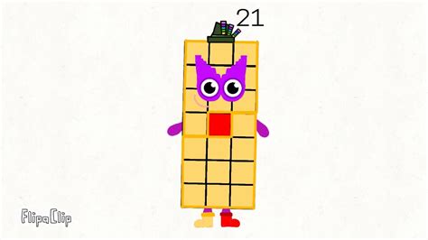 Numberblock 21 Youtube