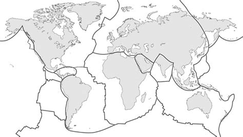 Labeling The 7 Major Tectonic Plates Diagram Quizlet