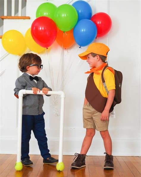Diy Halloween Costume For Brothers Pixar S Up The Chirping Moms