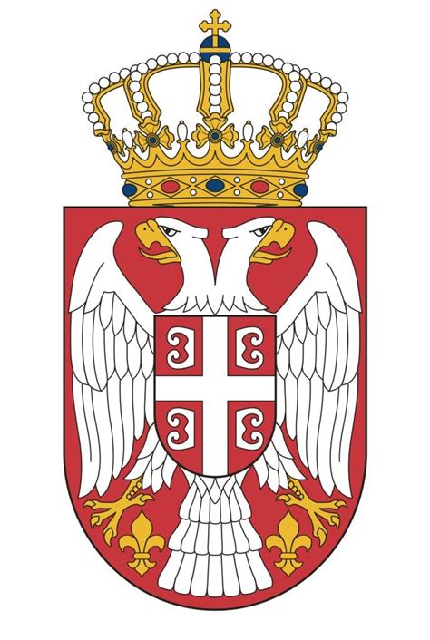 Novi Grb Srbije Serbia Flag Serbian Flag Coat Of Arms