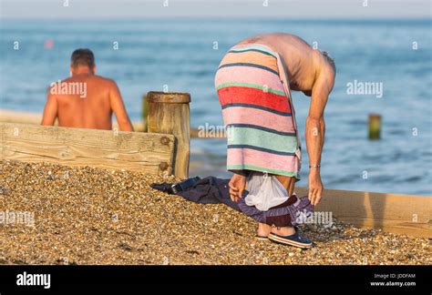 Getting Changed Into Trunks Hi Res Stock Photography And Images Alamy