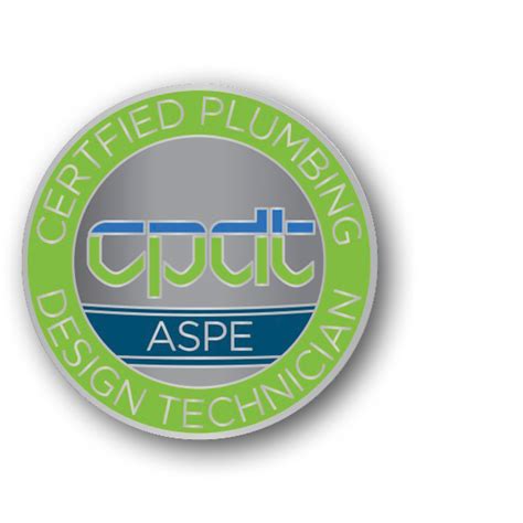 Certified Plumbing Design Technician Pin - ASPE
