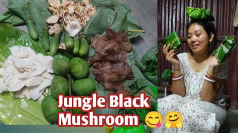 Jungle Black Mushroom Very Tasty And Organic Nikita Chakma