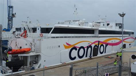 Condor Ferry Delay Leaves 60 Stranded Bbc News