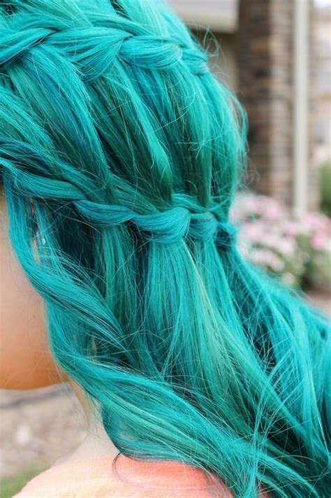 30 volume developer if you are going from dark hair and looking to lift several levels of color away, 30 may be the right developer strength for you. DIY Hair: 10 Ways to Dye Mermaid Hair | Bellatory