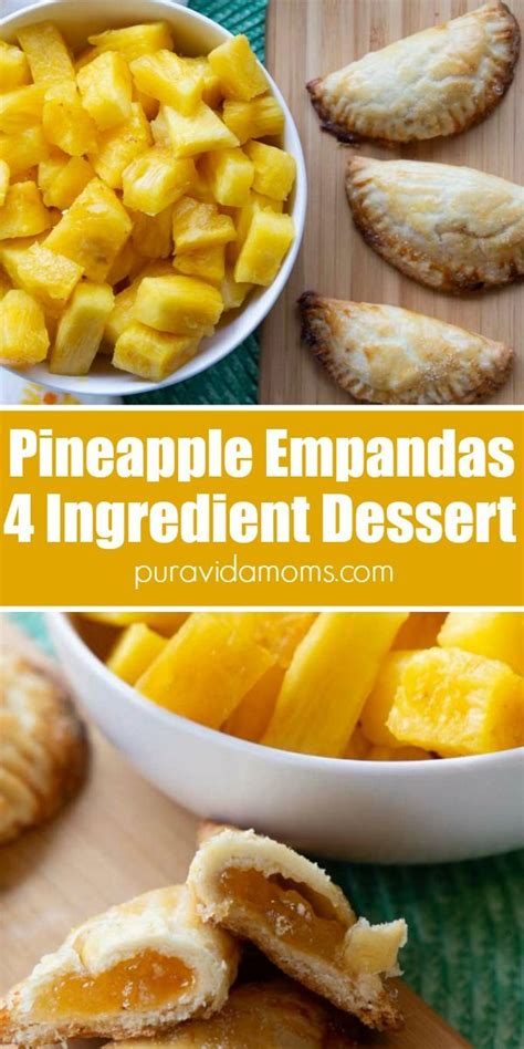 Pineapple Empandas 4 Ingredients In 2020 Filling Recipes Empanadas