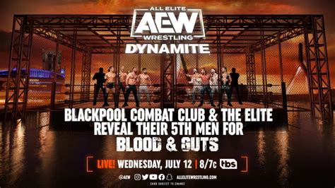 Full Blood And Guts Teams To Be Confirmed On 712 Aew Dynamite