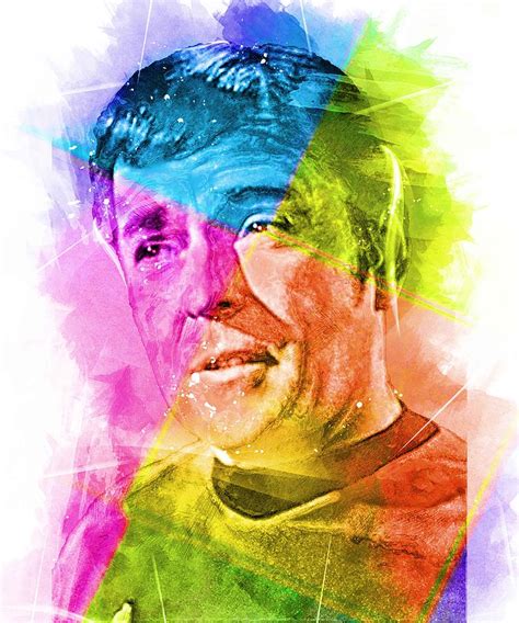 James Doohan Mixed Media By Michael Earch