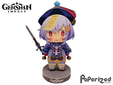 Paperized Crafts Genshin Impact Qiqi Papercraft Paper Toys Paper