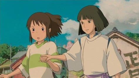 Spirited Away 2001 Animation Screencaps El Viaje De Chihiro Chihiro Y Haku El Viaje De