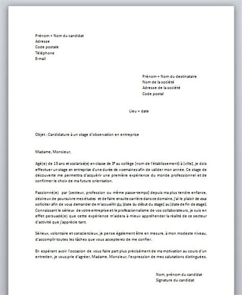 A motivational letter is a document required to apply for an opportunity such as a scholarship, internship, job, or for admission to a university. Cover Letter Example: Exemple De Lettre De Motivation Pour Une Formation Adulte