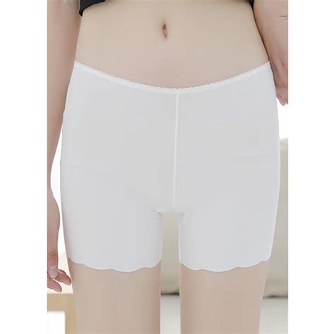 Women Seamless Elastic Safety Shorts Under Skirt Thin Soft Underwear