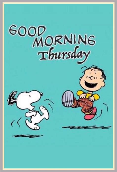 Snoopy Good Morning Thursday Morning Kindness Quotes